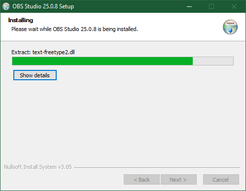 instal OBS Studio 29.1.3