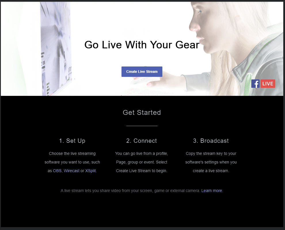 Creating Live Streams On Facebook
