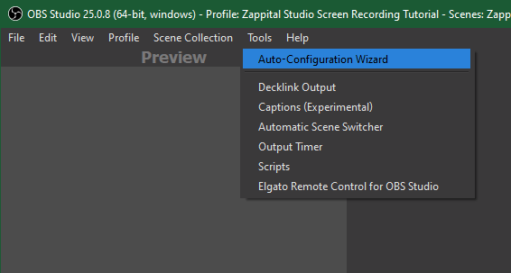 OBS Auto-Configuration Wizard