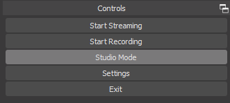 Studio Mode Button
