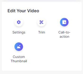 Loom Video Editing Options